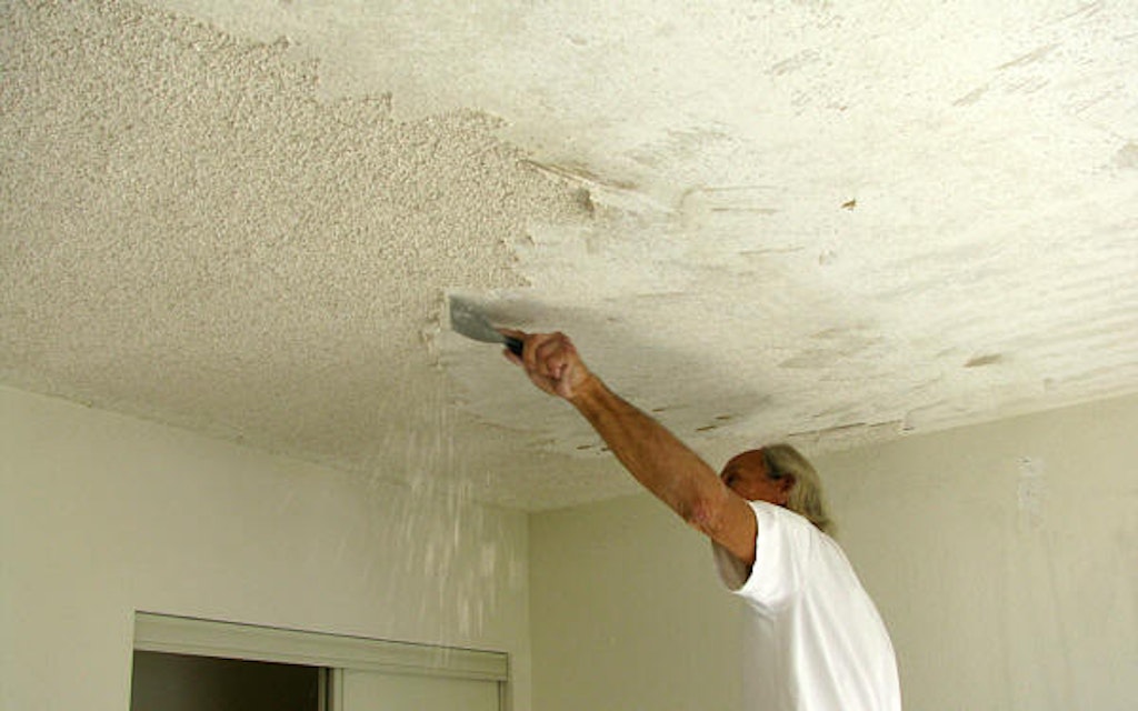 Popcorn Ceiling Removal and Repair